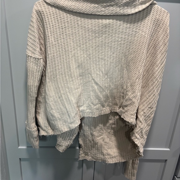 Free People Cream Cowl Neck Sweater - Picture 4 of 6